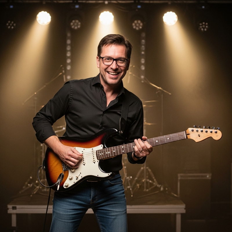 Elon Musk Playing Guitar Playfully Elon Musk Playing Guitar Playfully