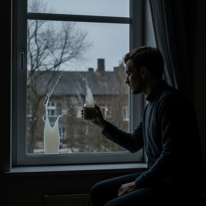 Poet Splashing Milk into Night Ponds | Ethereal Poetry Scene