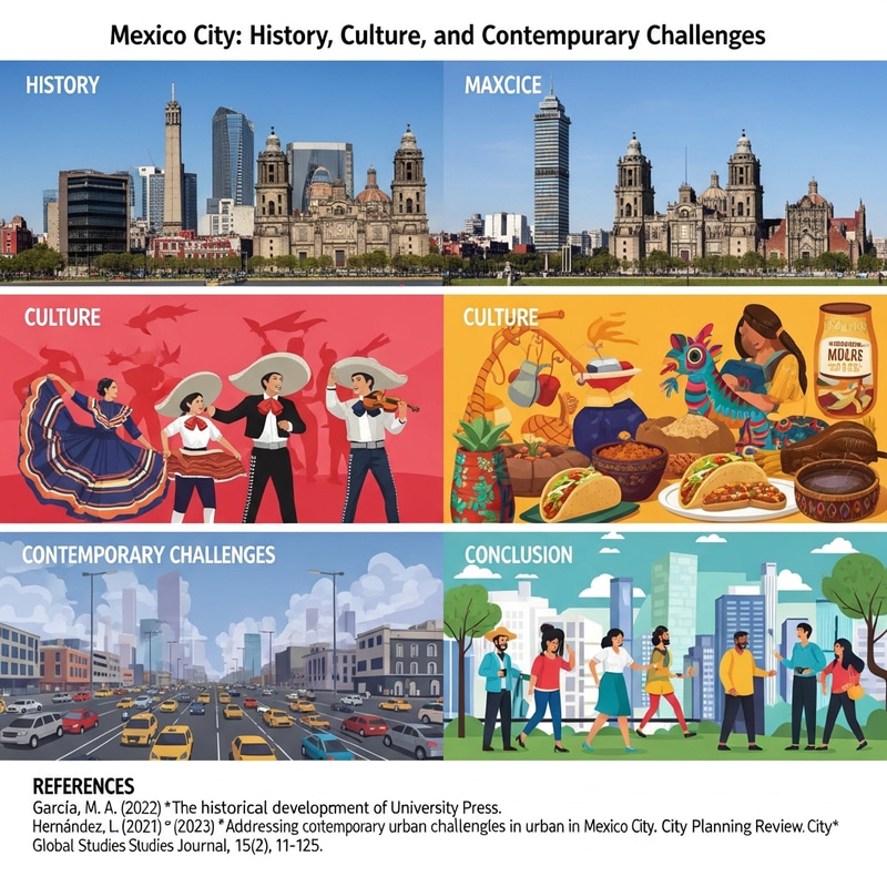 Mexico City: History, Culture, & Contemporary Challenges - Monograph in APA Format Mexico City: History, Culture, & Contemporary Challenges - Monograph in APA Format