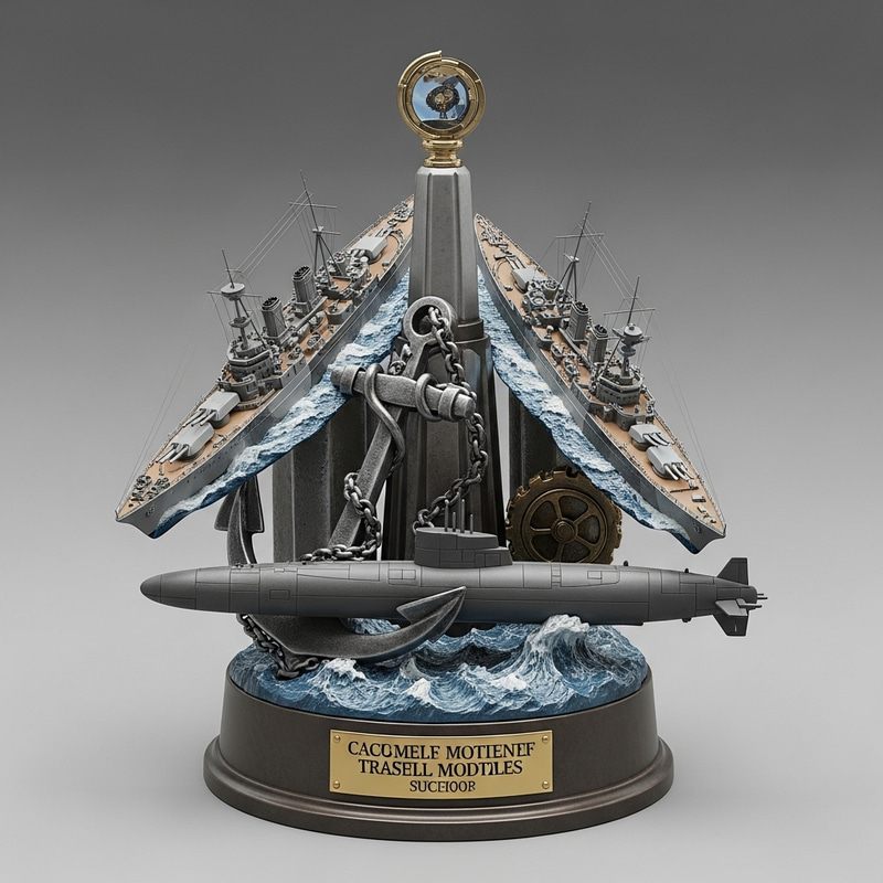 Unique Maritime Warfare Trophy Design Unique Maritime Warfare Trophy Design