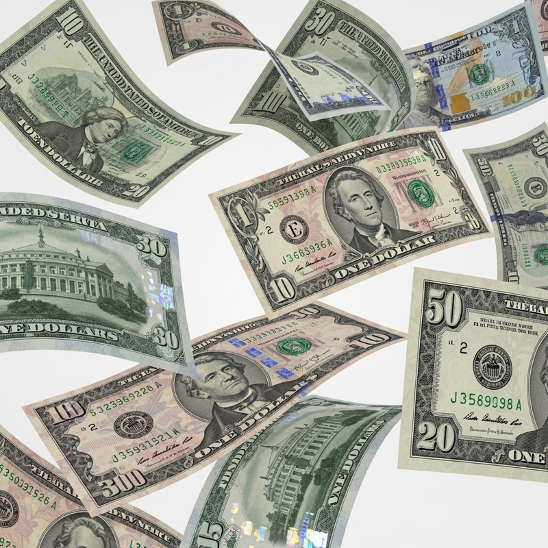 Animated Money - Intricate Design Flourishes