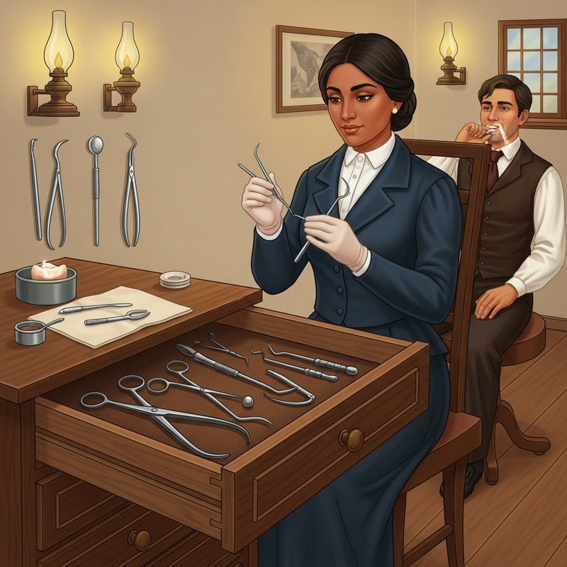 19th Century Tooth Extraction Techniques in Classic Style