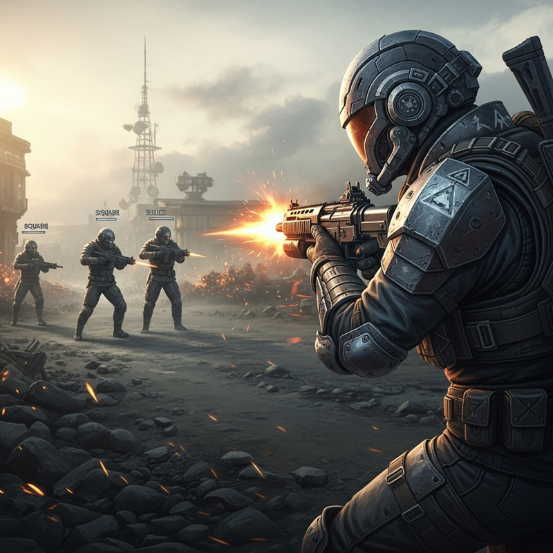 Garena Free Fire Solo vs Squad Gameplay - Intense Battle