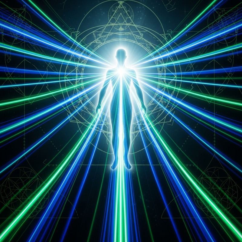 White Aura Human: Mystical Energy Streams and Sacred Geometry White Aura Human: Mystical Energy Streams and Sacred Geometry