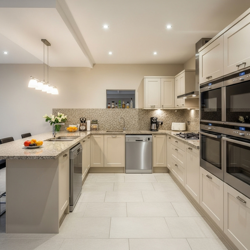 Modern L-Shaped Open Kitchen Design Ideas Modern L-Shaped Open Kitchen Design Ideas