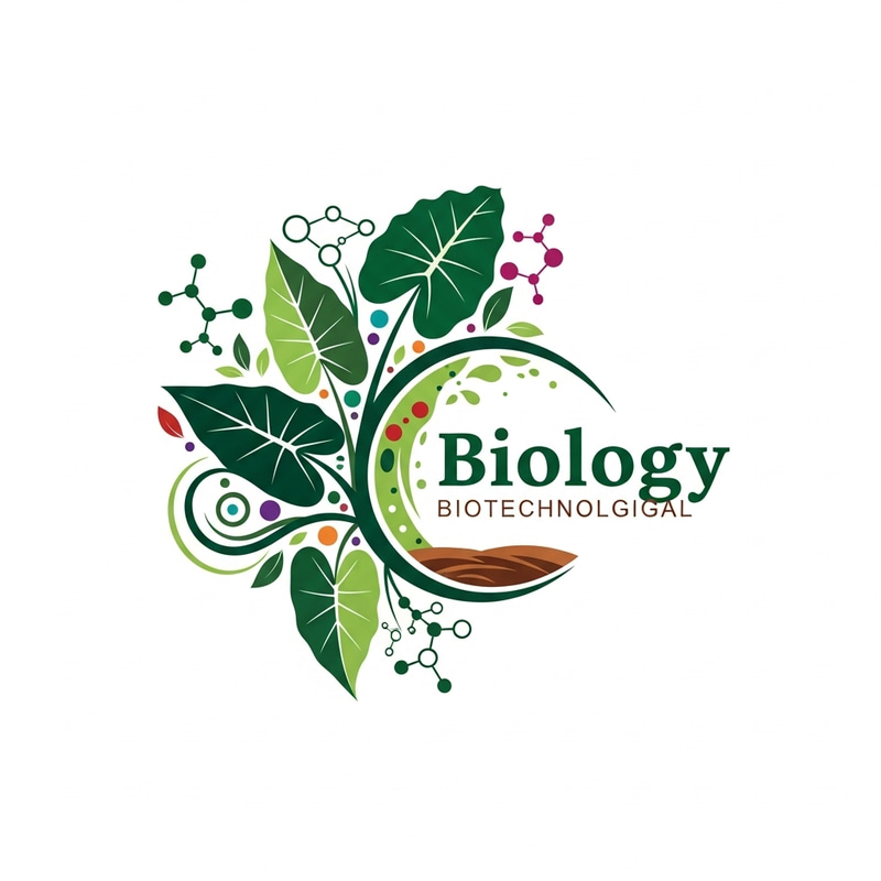 Biotechnology, Biology & Nature Emblematic Logo Design Biotechnology, Biology & Nature Emblematic Logo Design