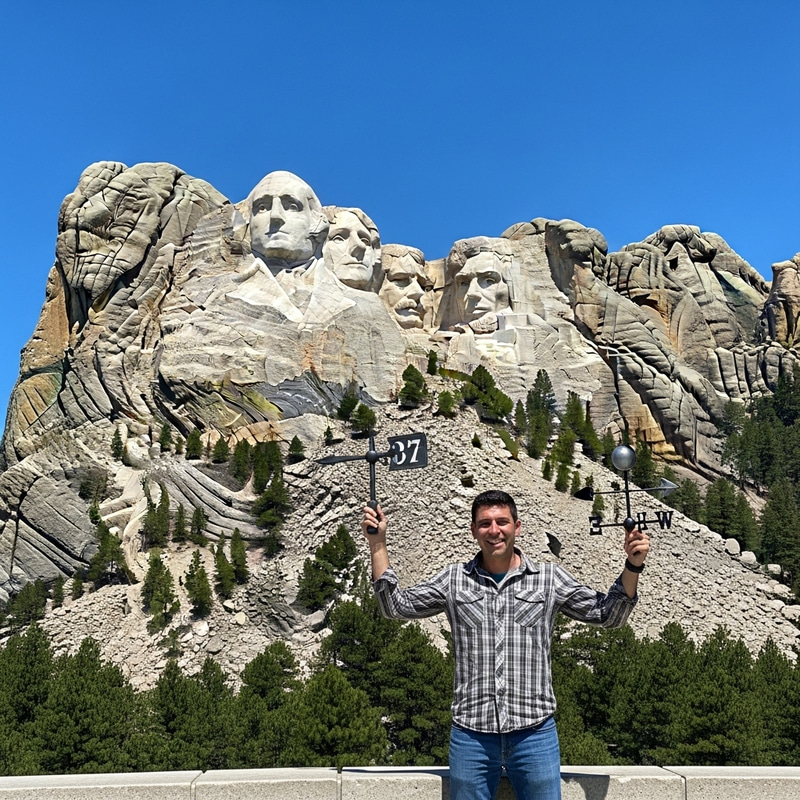 Frankie McDonald at Mount Rushmore: A Sunny Adventure Frankie McDonald at Mount Rushmore: A Sunny Adventure