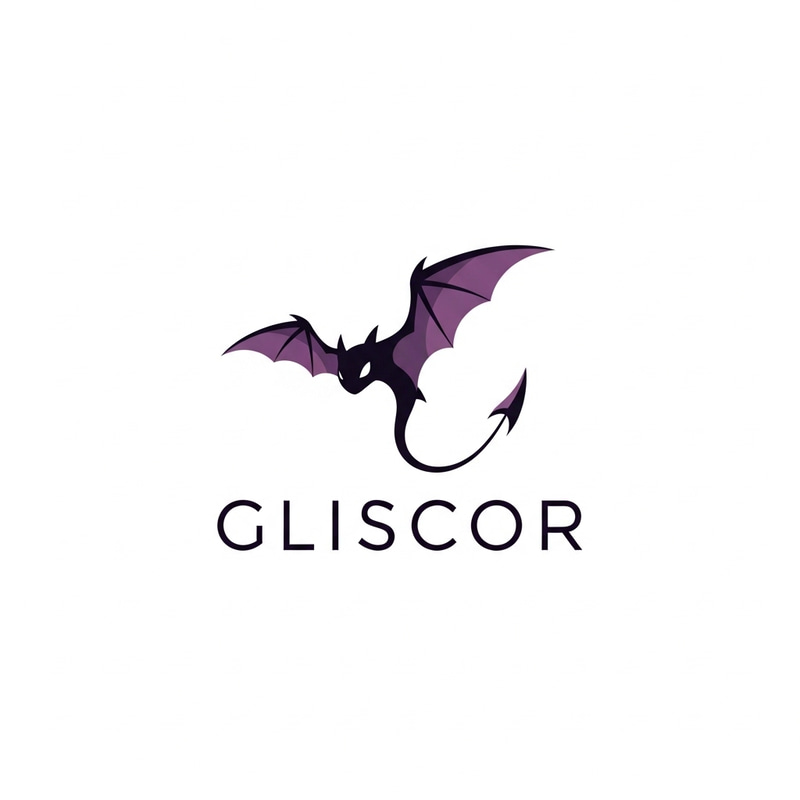 Gliscor Team Logo: Minimalist Design Inspired by a Gliding Creature Gliscor Team Logo: Minimalist Design Inspired by a Gliding Creature