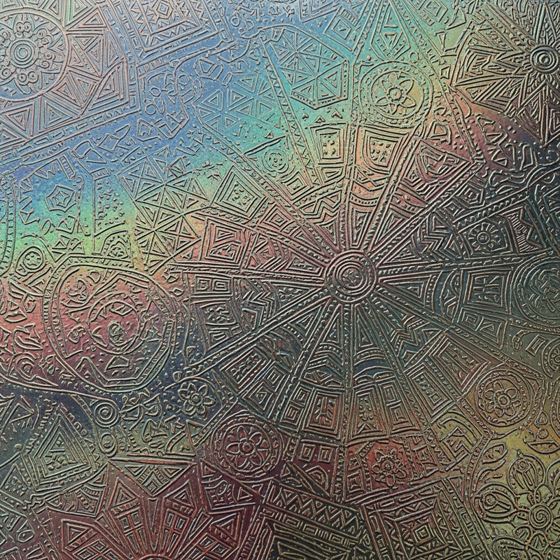 Intricate Metallic Foil Art - Beautiful Designs & Patterns