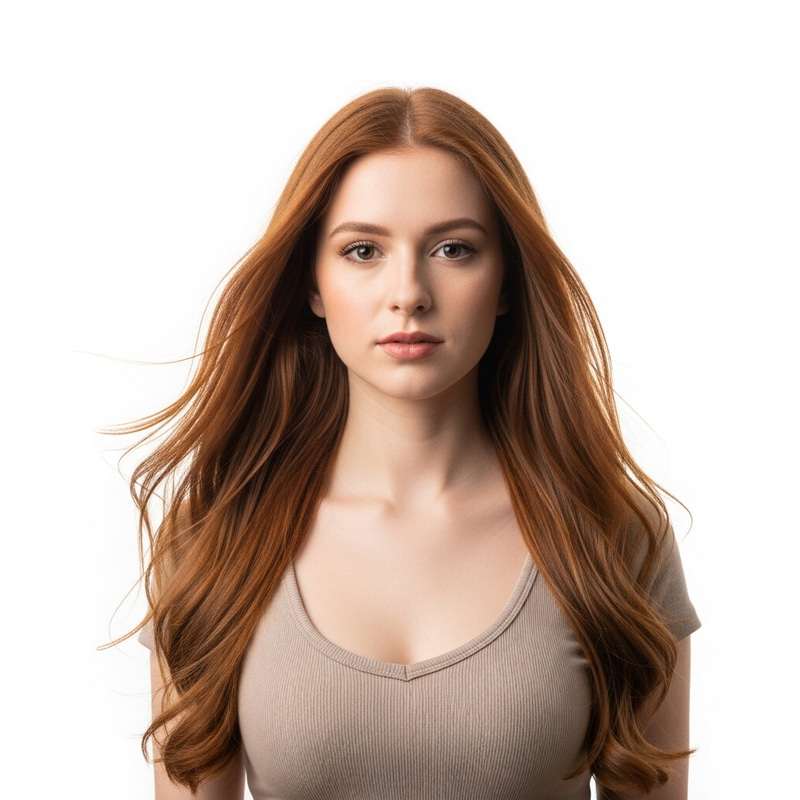 Stunning Portrait of a Young Woman with Ginger Hair Stunning Portrait of a Young Woman with Ginger Hair