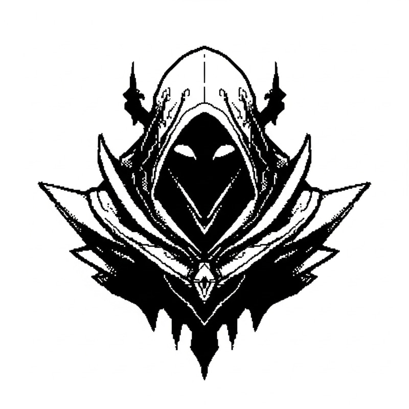 Enigmatic 8-Bit Art: Gaster Undertale Black and White Beautiful Creepy Enigmatic 8-Bit Art: Gaster Undertale Black and White Beautiful Creepy