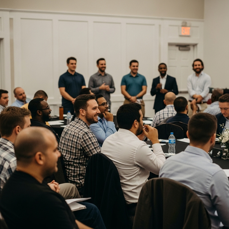 Genuine Engagement at Christian Men's Marriage Seminar Genuine Engagement at Christian Men's Marriage Seminar