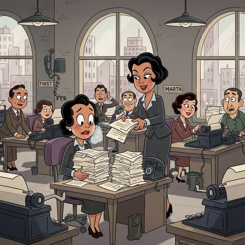 Ana's First Day at a Modern Office Animation Ana's First Day at a Modern Office Animation