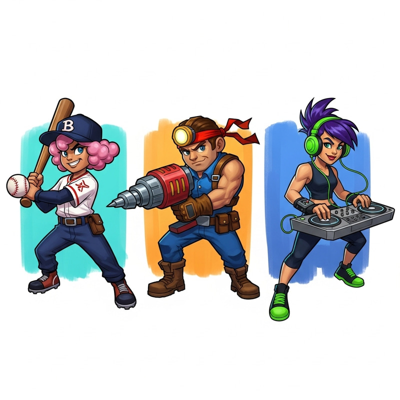 Brawl Stars Characters in Comic Book Style Art Brawl Stars Characters in Comic Book Style Art