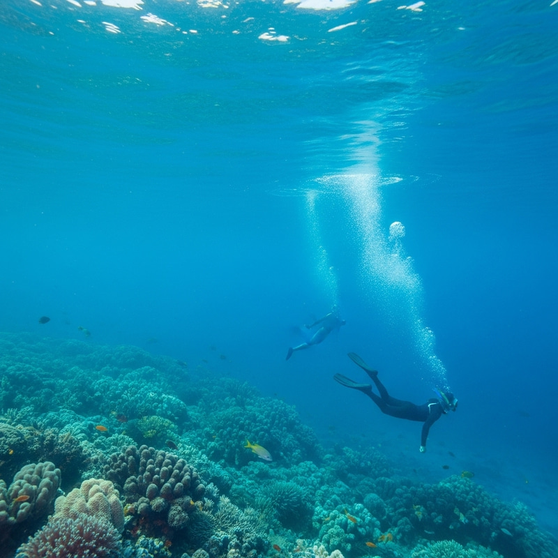 Majestic Depths: Nature's Symphony and Dark Shadows of Ocean Majestic Depths: Nature's Symphony and Dark Shadows of Ocean