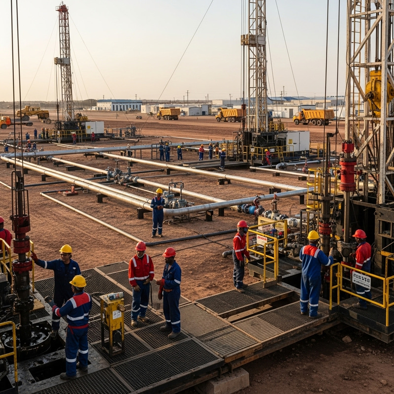Oil & Gas Projects | Drilling Rigs & Workers at Work Oil & Gas Projects | Drilling Rigs & Workers at Work