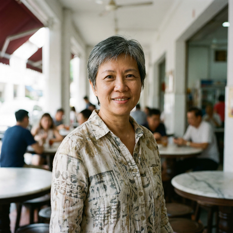 Natural Portrait of a Singaporean Woman Natural Portrait of a Singaporean Woman