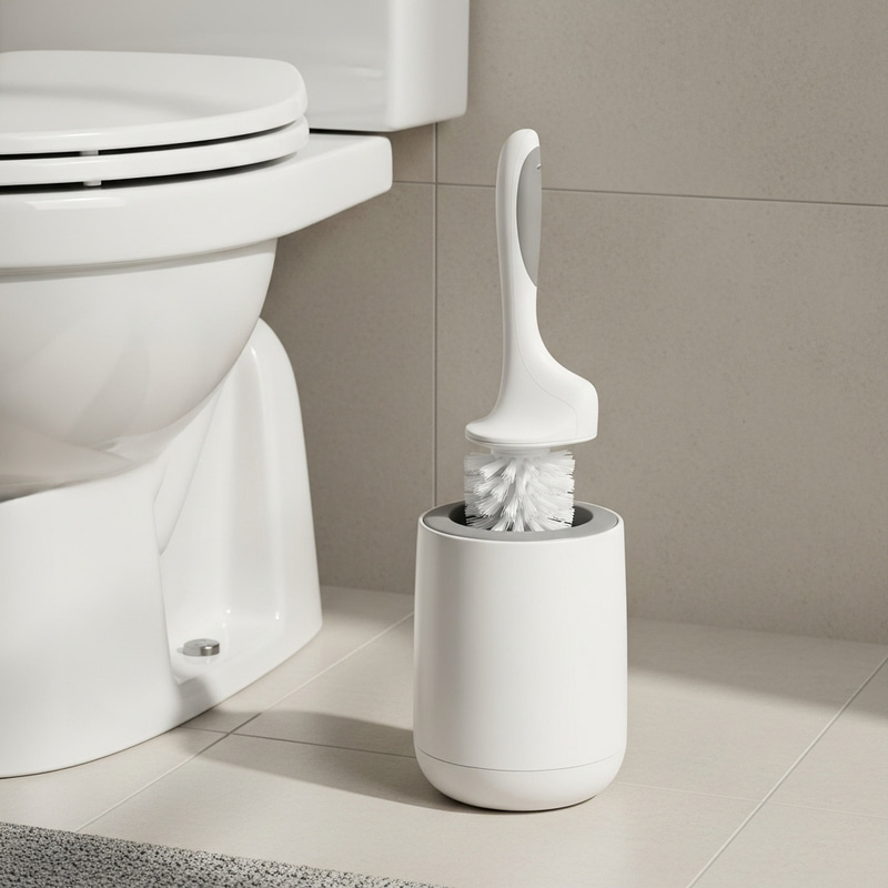 Self-Cleaning Toilet Bowl Brush & Holder - Convenient Bathroom Cleaning Self-Cleaning Toilet Bowl Brush & Holder - Convenient Bathroom Cleaning