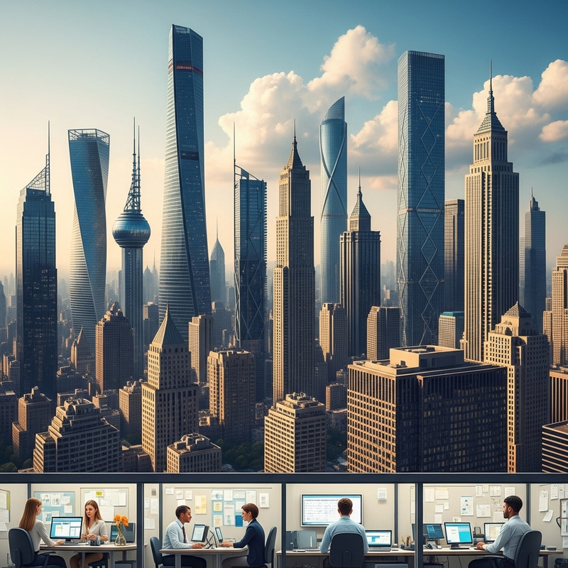 Skyscraper City | Kaleidoscope of Colors & Human Diversity Skyscraper City | Kaleidoscope of Colors & Human Diversity