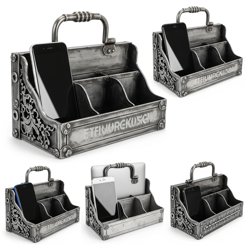 Repurposed Metal Electronics Holders | Creative Storage Solutions Repurposed Metal Electronics Holders | Creative Storage Solutions