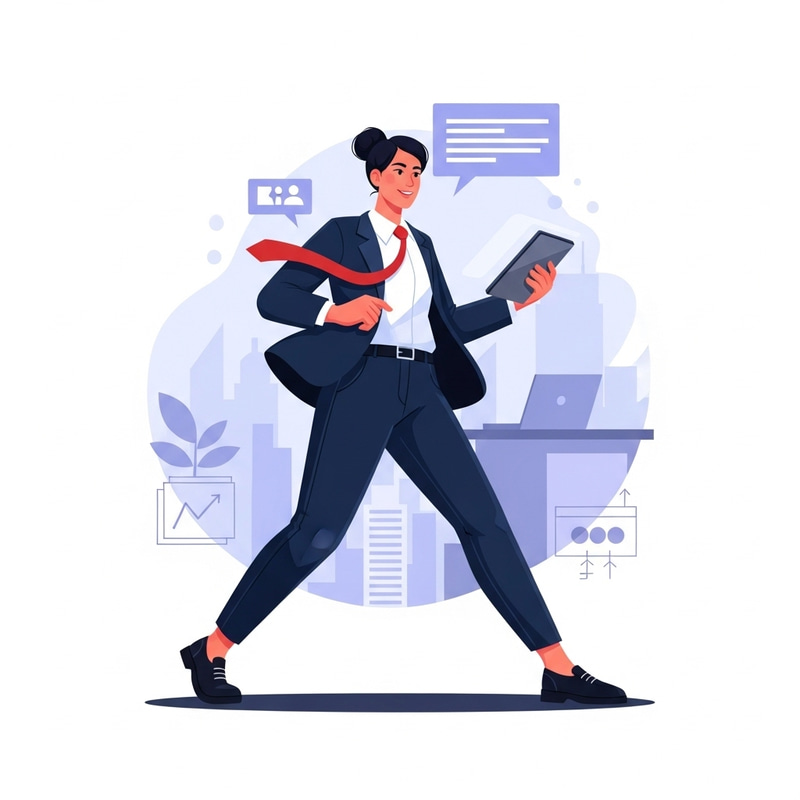 Confident Modern Entrepreneur Confident Modern Entrepreneur