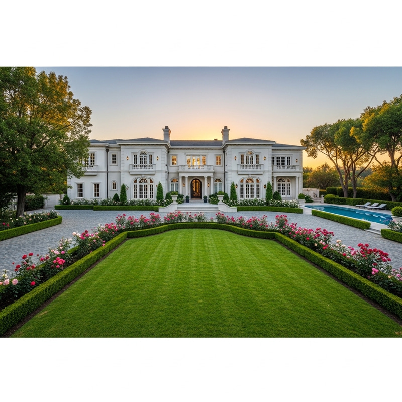 Stunning Elegant Mansion with Manicured Lawn & Pool Stunning Elegant Mansion with Manicured Lawn & Pool