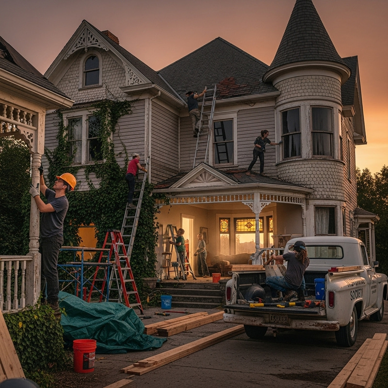 Rescuing a Neglected Home Rescuing a Neglected Home