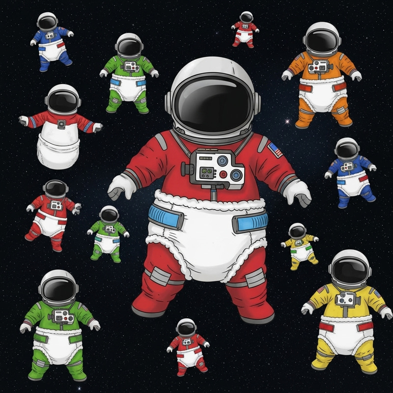 Interstellar Diapers: Among Us Space Suits and Fashion Interstellar Diapers: Among Us Space Suits and Fashion