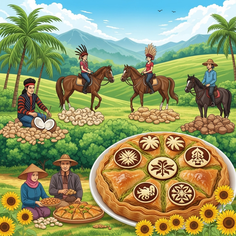 Baklava of Unity: Culinary Symphony from Vibrant Orchard