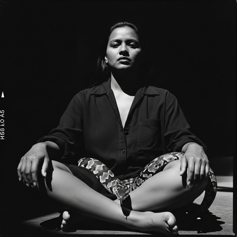 Chiaroscuro Photography: Woman with Snake Chiaroscuro Photography: Woman with Snake