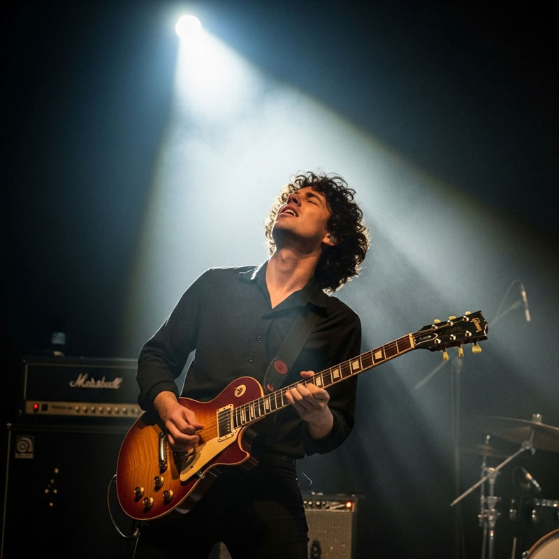 Passionate Musician Under Spotlight | Un Artista de Musica Passionate Musician Under Spotlight | Un Artista de Musica