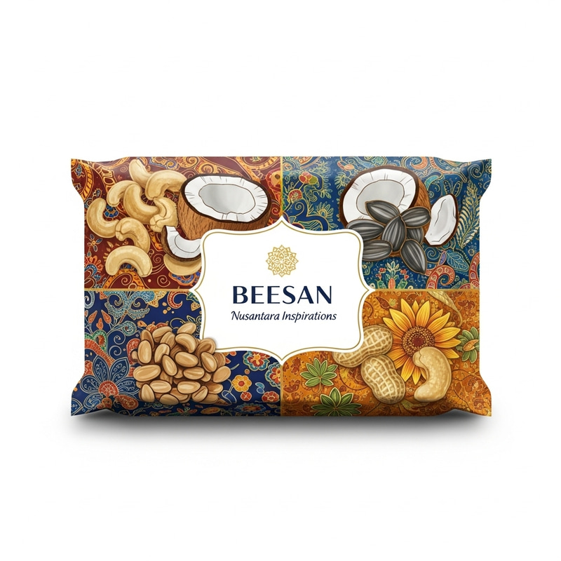 Luxurious Baklava Packaging with Indonesian Cultural Motifs Luxurious Baklava Packaging with Indonesian Cultural Motifs