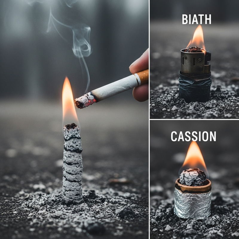 Misty and Dry Setting: A Visual Narrative of Fragrance and Ash