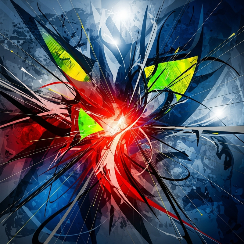 Abstract Art Depicting Current Affairs | Image