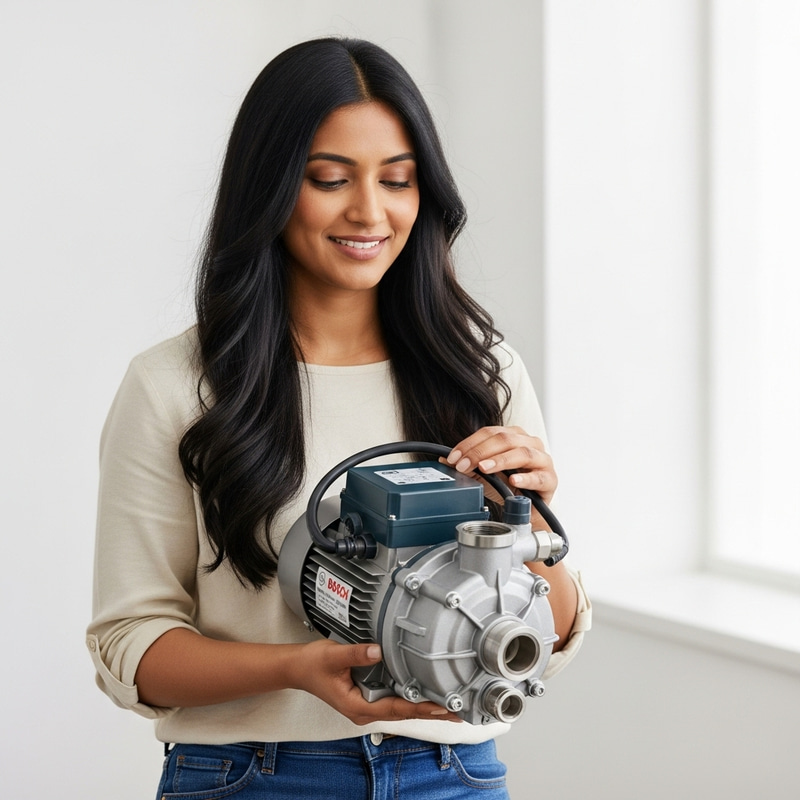 Beautiful Woman with Bosch Unit Pump Beautiful Woman with Bosch Unit Pump