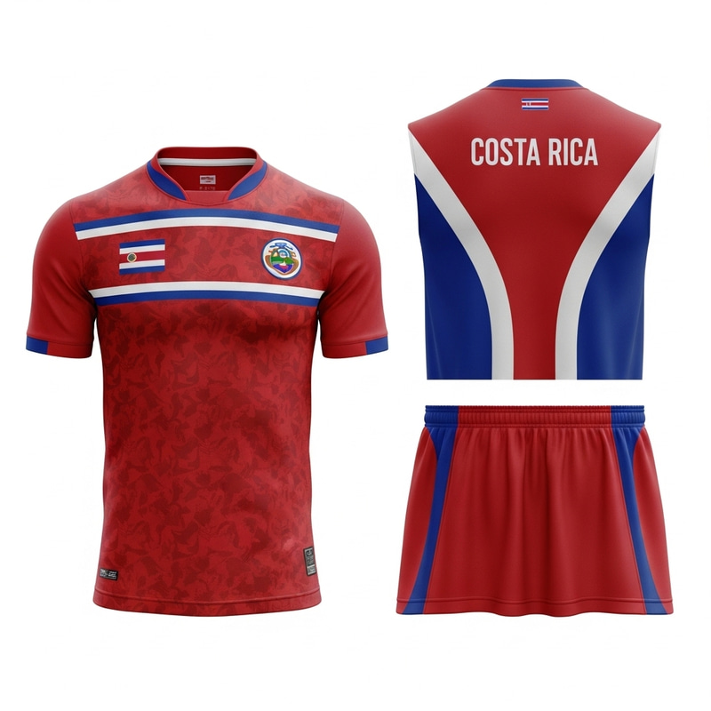 Costa Rica Football Team Jersey | Stylish New Design 2022
