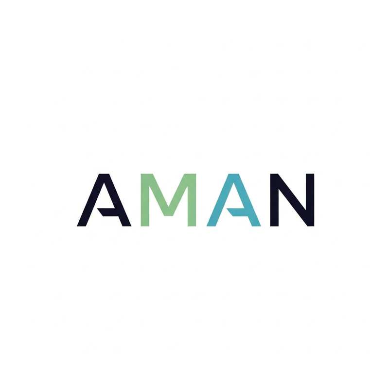 Create a Logo Named Aman with Unique Typography Design