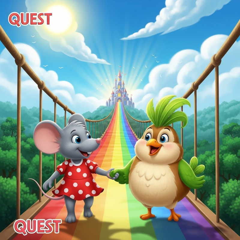 Minnie Mouse Magical Rainbow Bridge Adventure