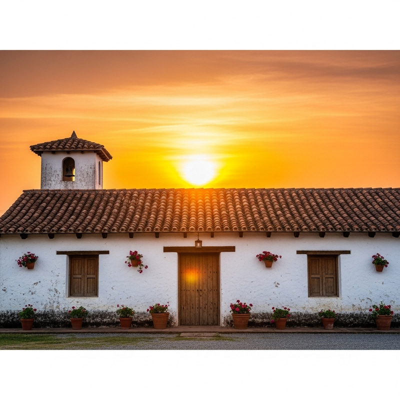Captivating Countryside Hacienda | White Walls, Terracotta Roof Captivating Countryside Hacienda | White Walls, Terracotta Roof