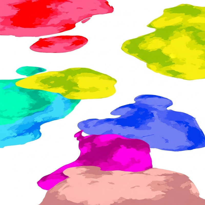 Bold and Vibrant Alien Planet with Colorful Landmasses