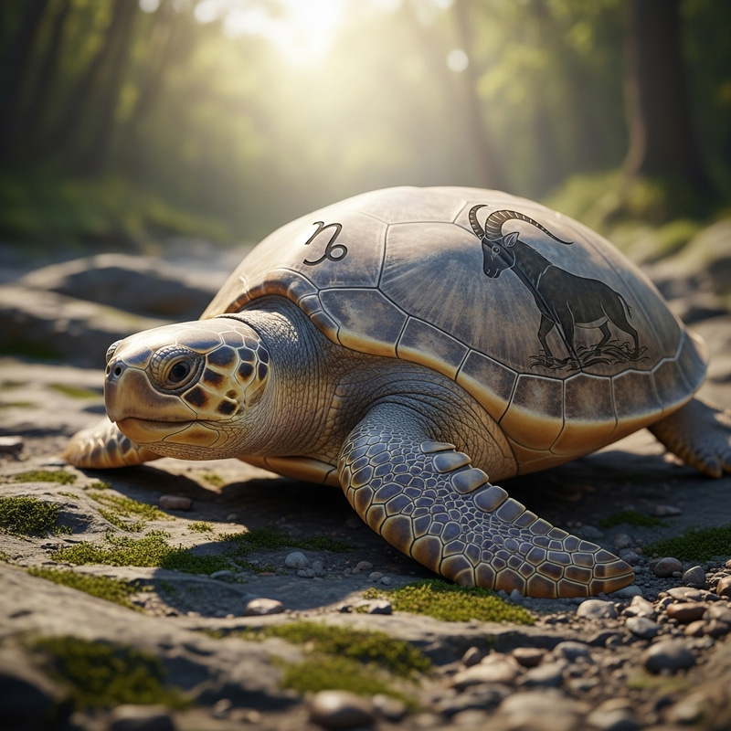 Capricorn Turtle: Resilience in Nature's Harmony