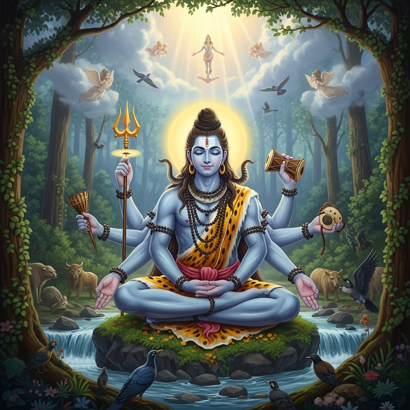 Divine Presence: Shiva - Symbol of Power and Serenity Divine Presence: Shiva - Symbol of Power and Serenity