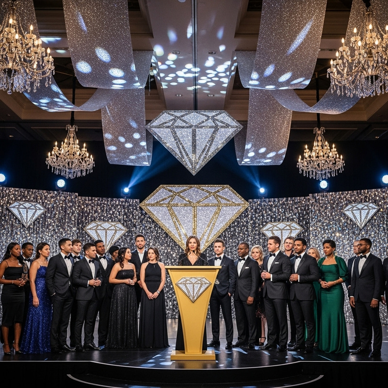 Diamond & Bling Awards Ceremony Design Ideas Diamond & Bling Awards Ceremony Design Ideas