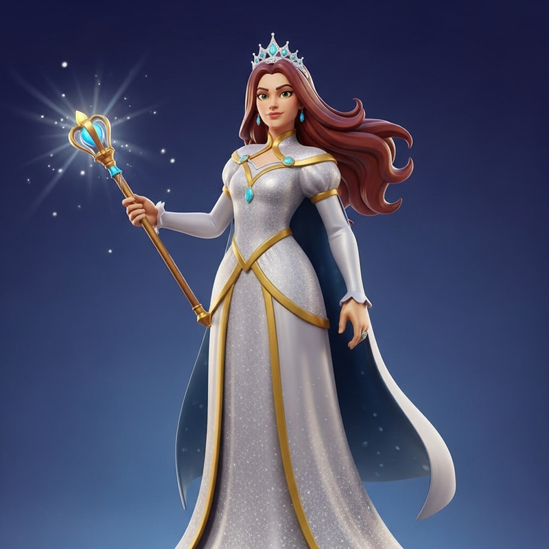 Fortnite Princess Skin: Royally Elegant Character with Auburn Hair Fortnite Princess Skin: Royally Elegant Character with Auburn Hair