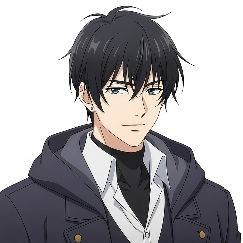 Anime Style Handsome Boy Anime Style Handsome Boy