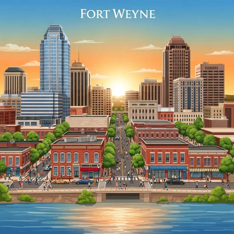 Fort Wayne: A Day in the Vibrant Cityscape