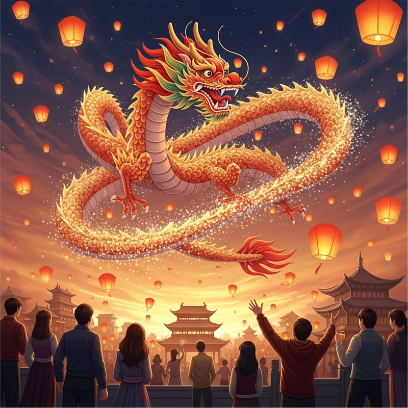 Chinese New Year Dragon Dance