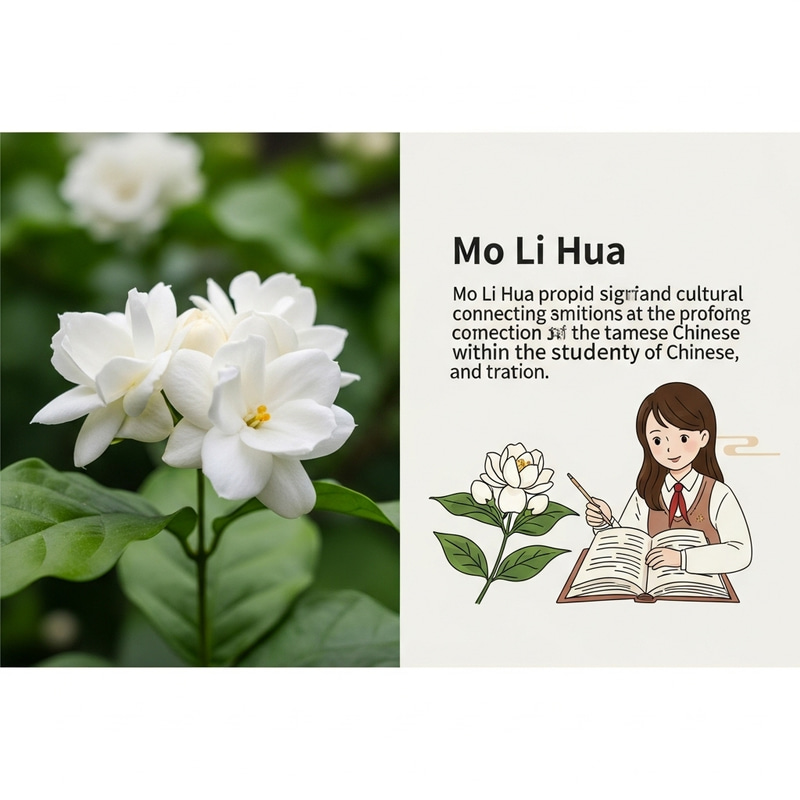 Mo Li Hua Jasmine Flower: Delicate Bloom in Chinese Culture