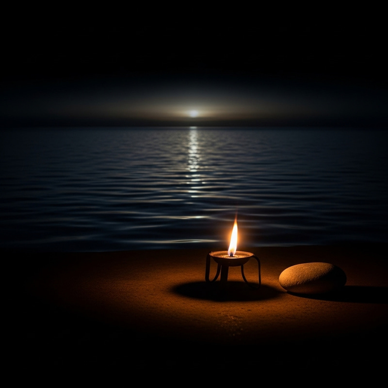 Stoicism HD Image - Tranquil Black Illumination Stoicism HD Image - Tranquil Black Illumination