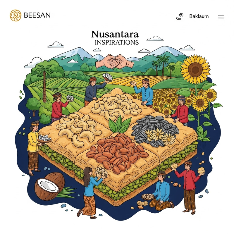Exquisite Unity in Nusantara Baklava Packaging with Cultural Harmony